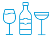 Rich drinks selection 